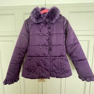 Rothschild  purple hooded outerwear for girl - size 14